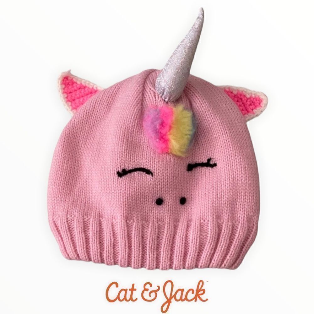 CAT & JACK | Pink | Unicorn Winter Hat